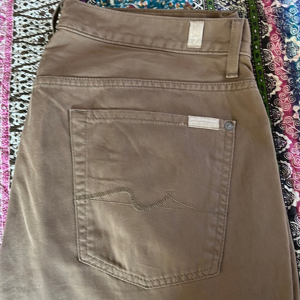 Seven khaki pants. 34x27. Like new